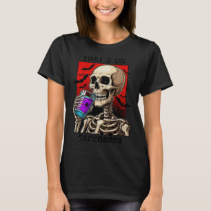 Funny Skeleton Halloween Costume Spooky Party T-Shirt