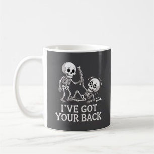 Funny Skeleton Halloween Got Your Back Coffee Mug