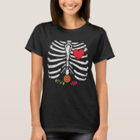 Funny Skeleton Halloween Heart Candies