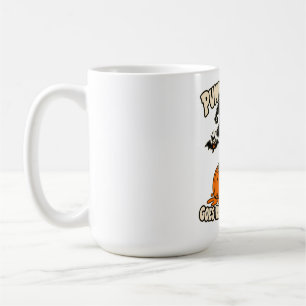 Funny Skeleton Pumpkin Spice Latte Halloween Coffee Mug