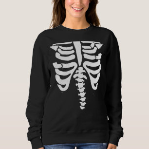 Funny Skeleton Rib Cage Anatomy T Shirt Halloween 