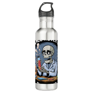 Funny Skeleton Scientist Design 710 Ml Water Bottle