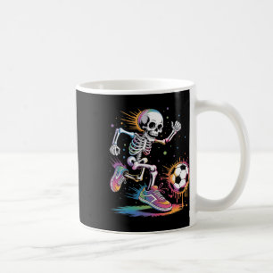 Funny Skeleton Soccer Drip Dripping Boy Youth Kids Coffee Mug
