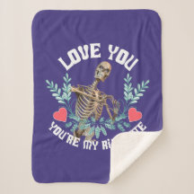Funny Skeleton Valentine Rib Mate Goth Humour
