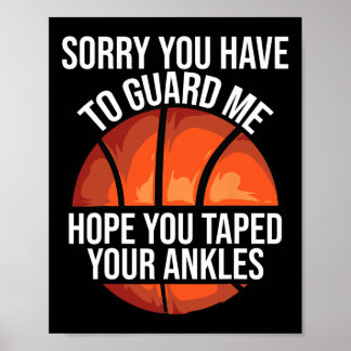 Funny Sketll Ankle Breakers Guard Gift For Men And Poster