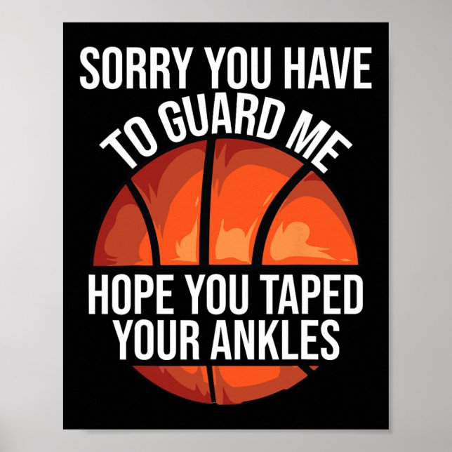 Funny Sketll Ankle Breakers Guard Gift For Men And Poster (Front)