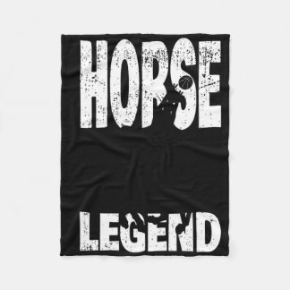 Funny Sketll - Horse Legend - Sketll Player  Fleece Blanket