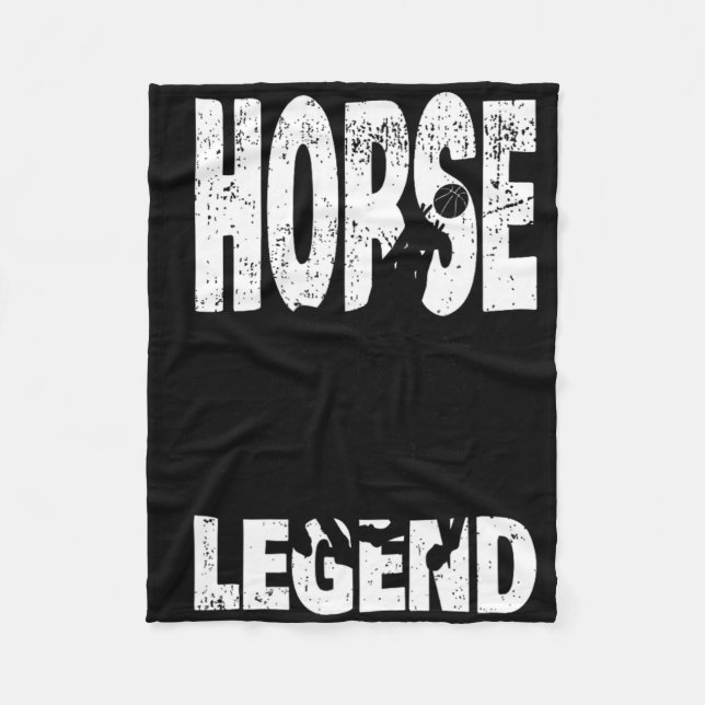 Funny Sketll - Horse Legend - Sketll Player  Fleece Blanket (Front)