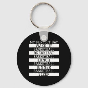 Funny Sketll Player Gift my Perfect Day' Sketll Key Ring
