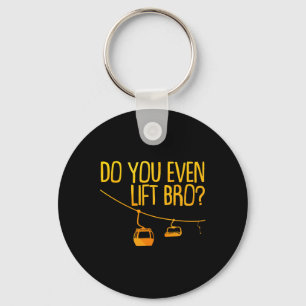 Funny Ski Art For Men Women Winter Sport Skiing Sn Key Ring