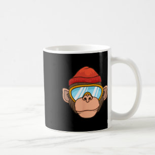 Funny Ski Monkey Goggles Gorilla Skiing Mountain G Coffee Mug