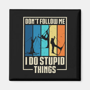 Funny Ski Retro Vintage  Magnet