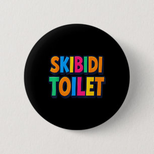 Funny Skibidi Toilet  6 Cm Round Badge