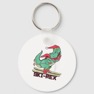 Funny Skiing _1  Key Ring