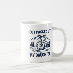Funny Skiing Dad Got Ped By My Daughter _1 Coffee Mug