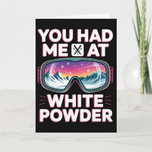 Funny Skiing For Men And Women. Ski Mountain _5 Card