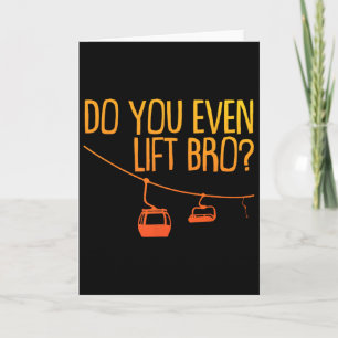 Funny Skiing Snowboarding Design For Men Women Sno Card