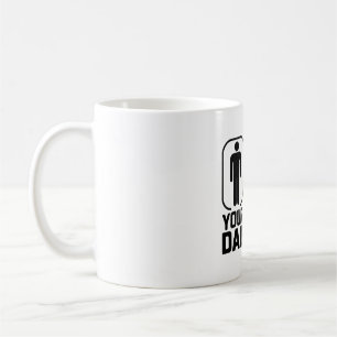 Funny Skiing "Your Dad vs My Dad" Design Coffee Mug