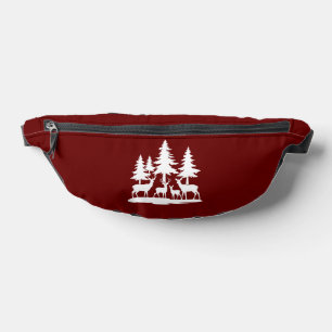 Funny Skinny Pine Tree Summer Hiking Camping  Bum Bags