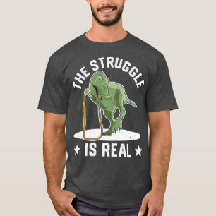 Funny Skipping Rope Jumping Rope The Struggle Is R T-Shirt