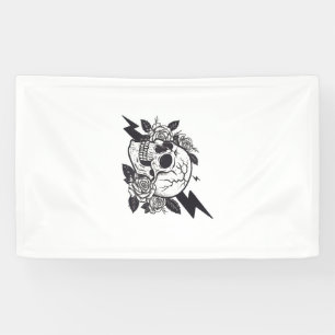 Funny Skull Lover Banner