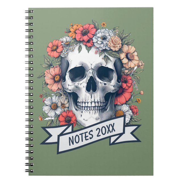 Funny skull notebook (Front)
