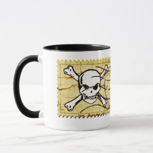 Funny Skull Stamp 3 Mug