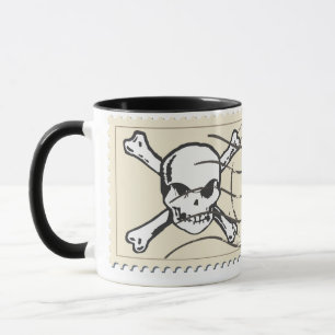 Funny Skull Stamp 5 Mug