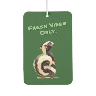 Funny Skunk Cute Illustration Car Custom  Air Freshener