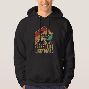 Funny Skydiving Art For Men Women Skydiver Sky Div Hoodie