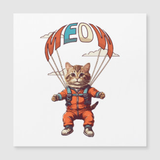 Funny Skydiving Cat