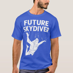 Funny Skydiving For Kids Boys Parachuting Jumping  T-Shirt