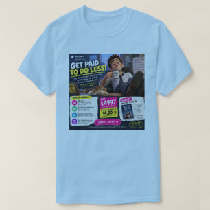 Funny SlackerU Work Meme T-Shirt Gift