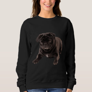 Funny Sleeping Black Pug Classic T-Shirt 530 Sweatshirt
