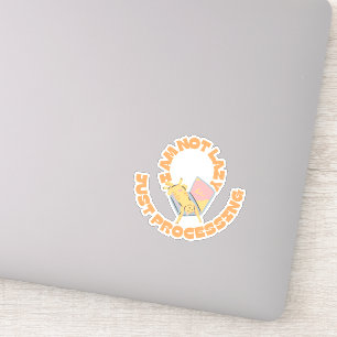 funny Sleeping Cat on Laptop