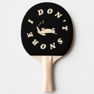 Funny Sleeping Dog Ping Pong Paddle
