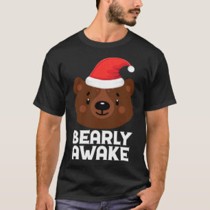 Funny Sleeping Lazy Bearly Awake Brown Bear Christ T-Shirt