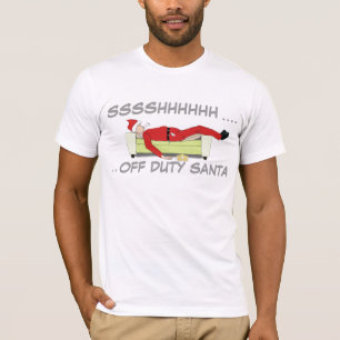 Funny Sleeping Santa tshirt
