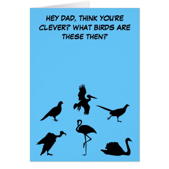Funny,slightly rude Father's Day Card