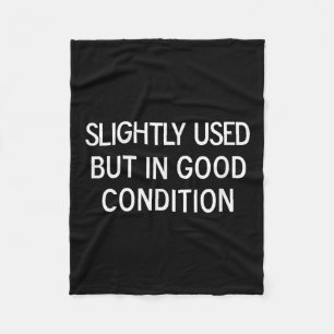 Funny, Slightly Used But In Good Condition, Sarcas Fleece Blanket