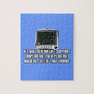Funny slogan jigsaw puzzle