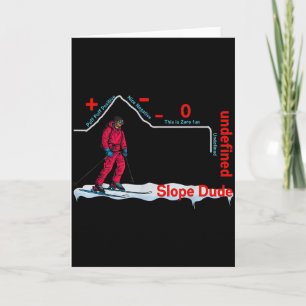 Funny Slope Dude Algebra Geometry Middle School Ma Card