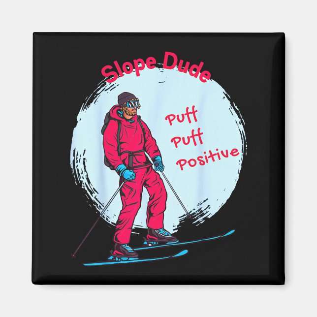 Funny Slope Dude Algebra Geometry Middle School Ma Magnet (Front)