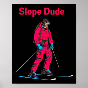 Funny Slope Dude Algebra Geometry Middle School Ma Poster