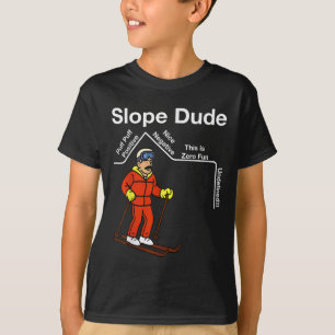 Funny Slope Dude Algebra Geometry Middle School Ma T-Shirt