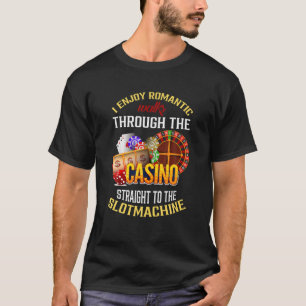 Funny Slot Machine Gambling Casino Gambler Vegas M T-Shirt