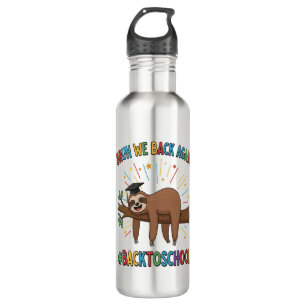 Funny Sloth Back to School 710 Ml Water Bottle