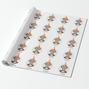 Funny Sloth Be A Unicorn Wrapping Paper