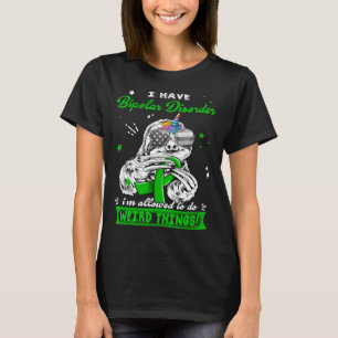 Funny Sloth Bipolar Disorder Warrior T-Shirt