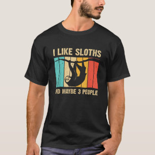 Funny Sloth Design for Sloth Lover Men Women Kids T-Shirt